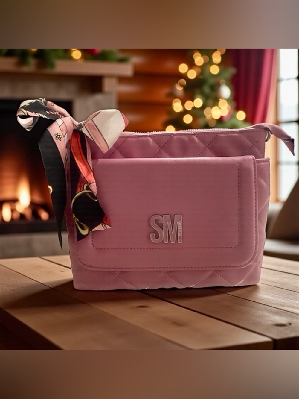 Steve Madden Soft Pink Quilted Crossbody Bag - NWOT!